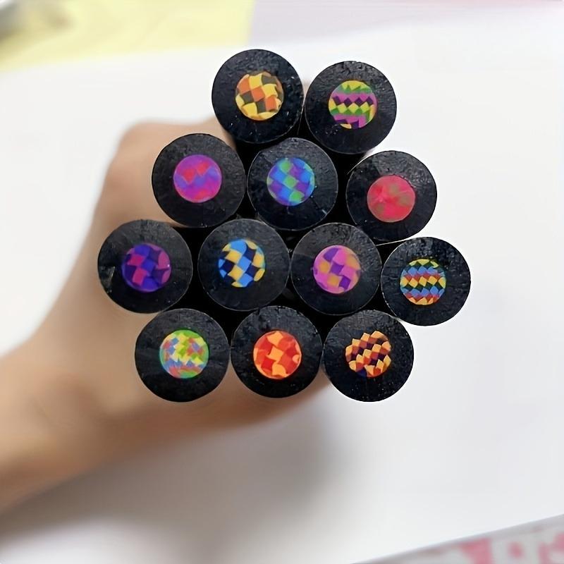 Rainbow Pencils Featuring Magical Gradient Colors Dust-free with a Line Thickness of 2mm or More Suitable for Ages 14 and Above