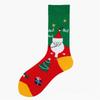 Christmas Crew Socks Funny Novelty Ankle Socks Cartoon Christmas Socks Casual Booties Socks Calf Socks for Women Men
