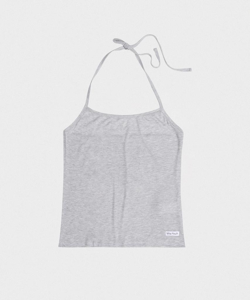 MITA YOUTH [2Pack] Tencel Halter Neck Sleeveless 5 Colors (Type A)
