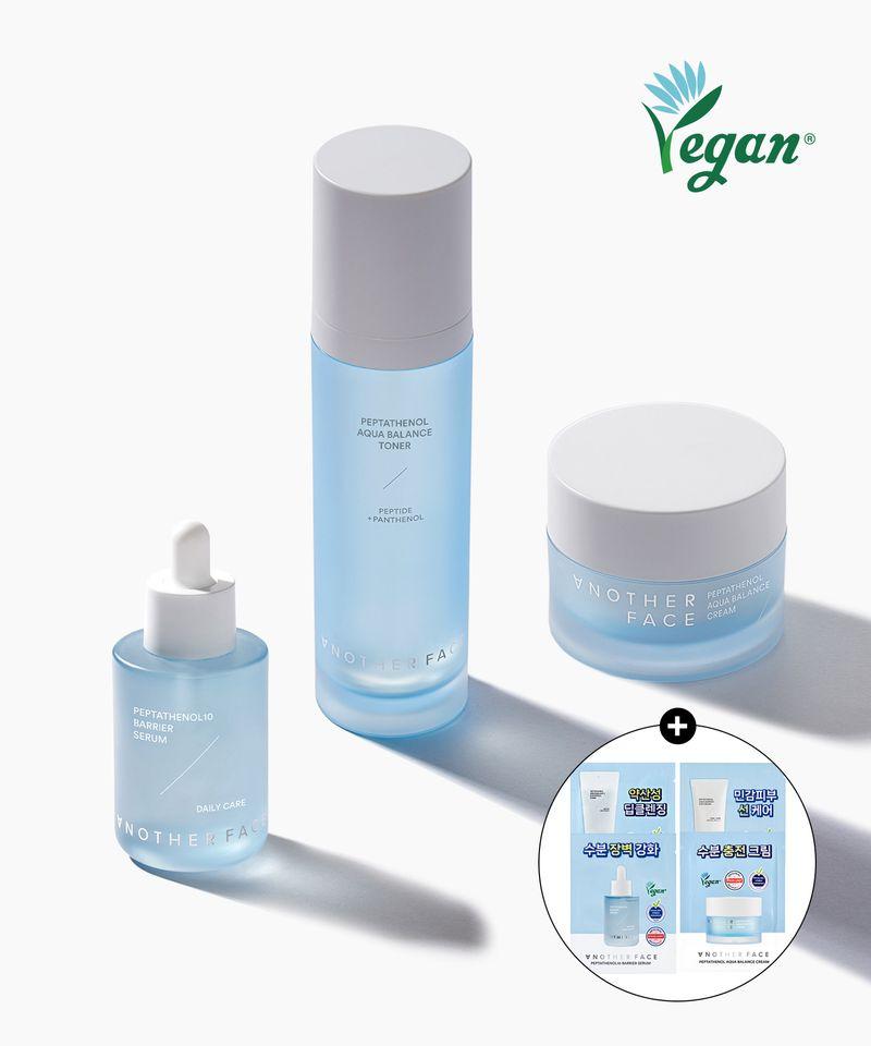 [3-Piece Set] Peptatenol Serum 40ml + Toner 120ml + Cream 50ml (+Free Sample Kit)