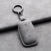 Leather Car Remote Key Case Cover for Geely Galaxy L7 2023 L6 MAX 1.5T Plus AIR PRO Suede Car Key Fob Shell Keychain