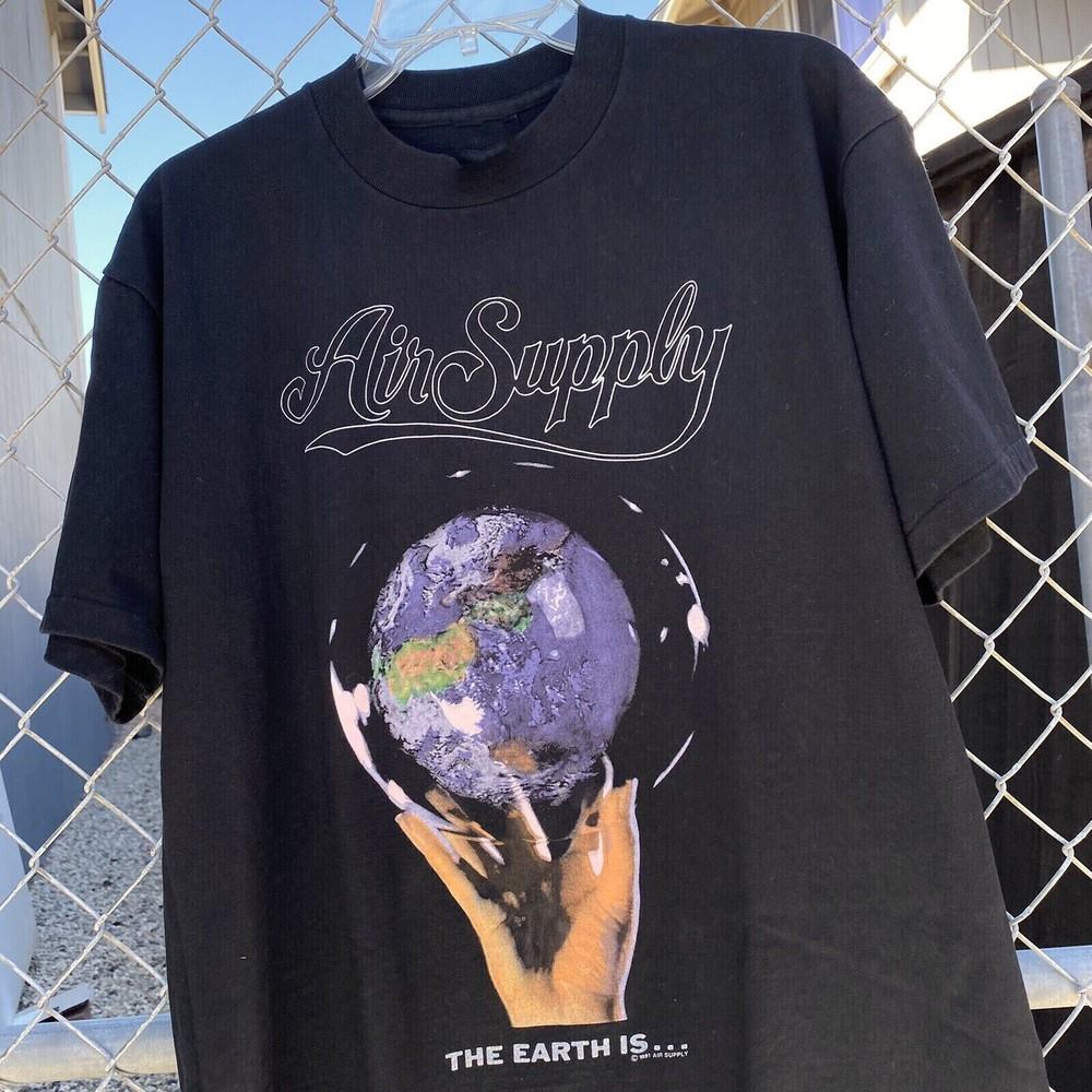 

Vintage Air Supply The earth is Gift For Fan Black All Size Gift Shirt QQ1209 Unisex T-Shirt XL