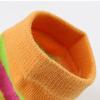 1 Pair Women Colorful Striped Toe Socks Breathable Arch Support Mid-calf Socks Non-slip Moisture Wicking Compression Socks