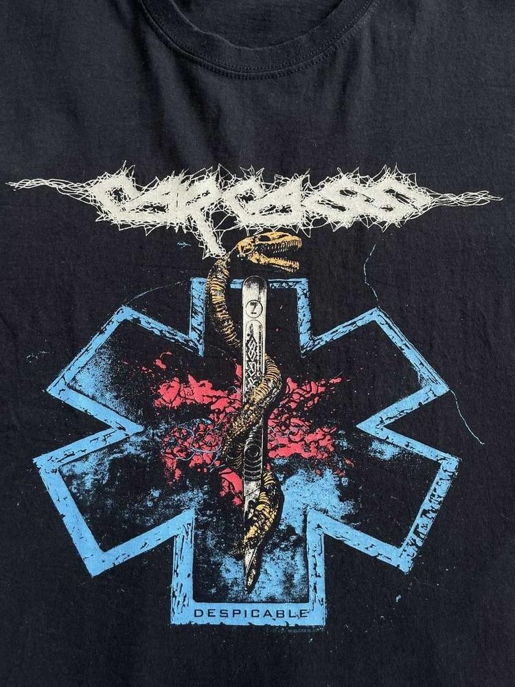 Carcass band Despicable Album Black Shirt Unisex Concert S-5XL AR592 Unisex T-Shirt M