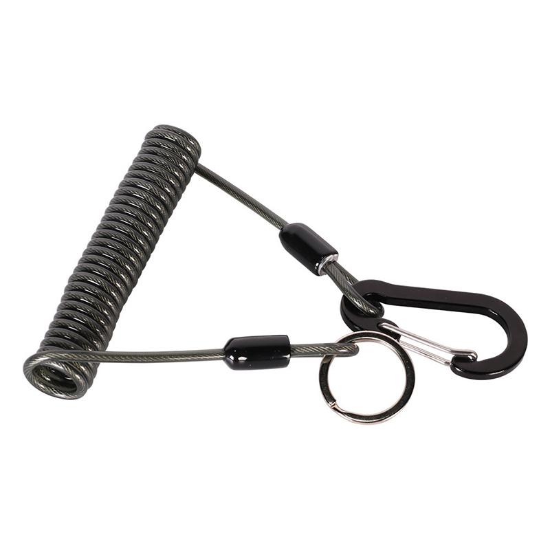 

Рыболовный шнур против потери, спиральный пружинный, для приманки, плоскогубцев, страховочный шнур, проволочная пружинная веревка, эластичный спиральный шнур, растягивающийся поводок, рыболовные аксессуары 2M