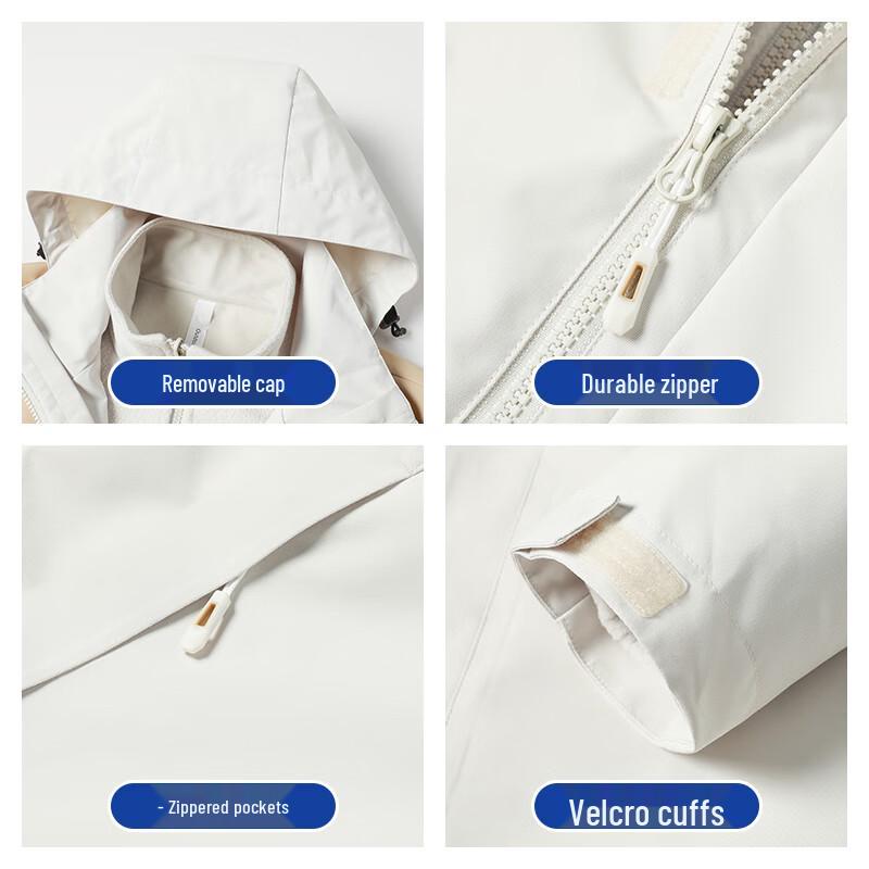 EASTERN CAMEL Unisex 3-in-1 Water-Repellent Outdoor Jacket