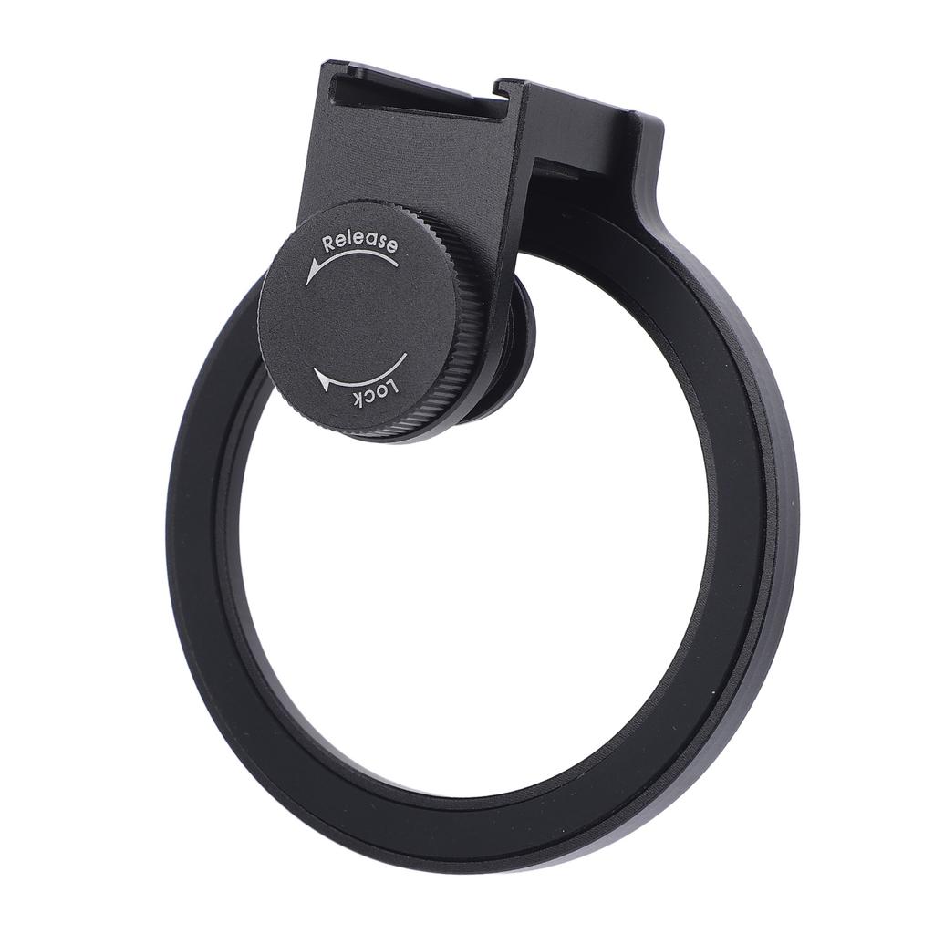 67mm Phone Filter Mount Threaded Lens Filter Clip with Cold Shoe Mount for 67mm ND CPL UV Star Filters