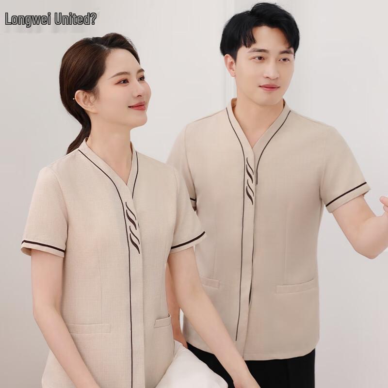 Summer Short-Sleeve Cleaning Uniform 6XL
