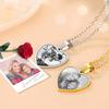 Jeshayuan Custom Picture Necklace Personalized Dog Tag/Disc/Heart Pendant Picture Jewelry Engraved Memory Chain with Photo
