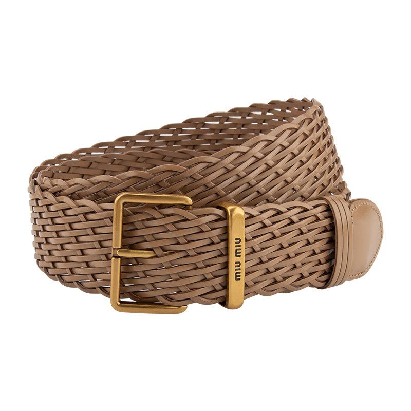 

Ретро Гонконгский стиль Плетёный женский ремень Корейский повседневный студенческий Джинсовый женский декоративный ремень 105cm