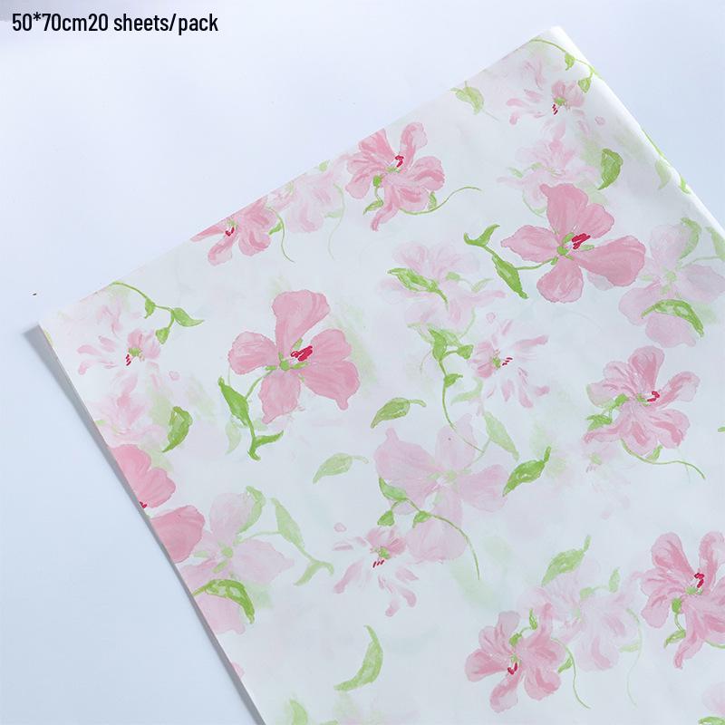 Exklusives florales Seidenpapier zum Einwickeln und Auslegen