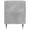 Nightstand Concrete Gray 40 X 35 X 47.5 Cm Particleboard