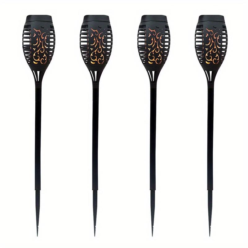 12 LED-i päikeseleegi tõrviku tuli värelev tuli veekindel aiakaunistus õue muru tee õue siseõue põrandalamp