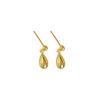 Geometric Earrings Water Drop Earrings Cold Style Short Earrings Simple New Style