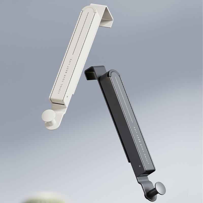 Collapsible Folding Over The Door Organizer Rack Space Saving Hanging Storage Hanger for Clothes Towels for Bedroom Bathroom