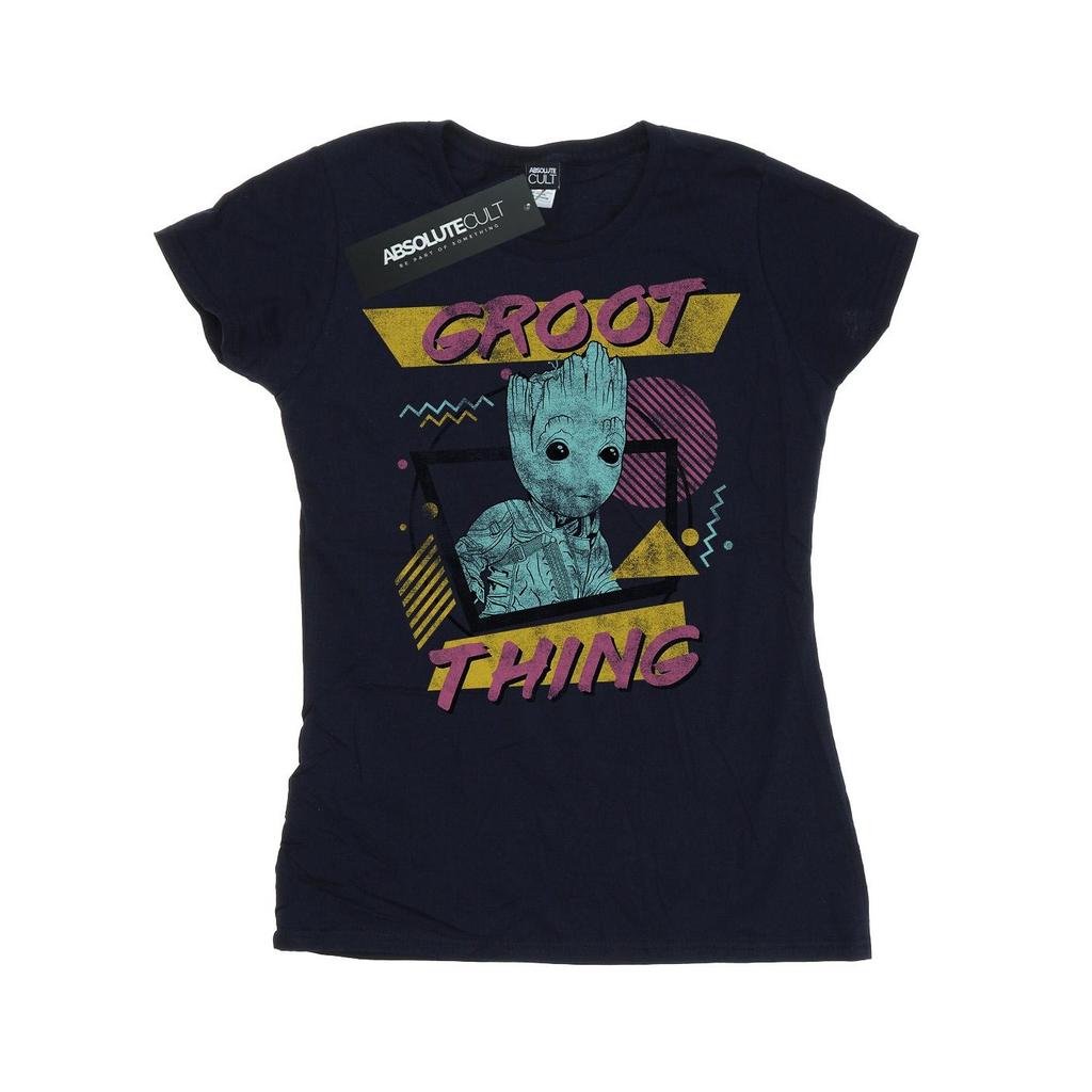 Marvel Womens/Ladies Guardians Of The Galaxy Vol. 2 Groot Thing Cotton T-Shirt