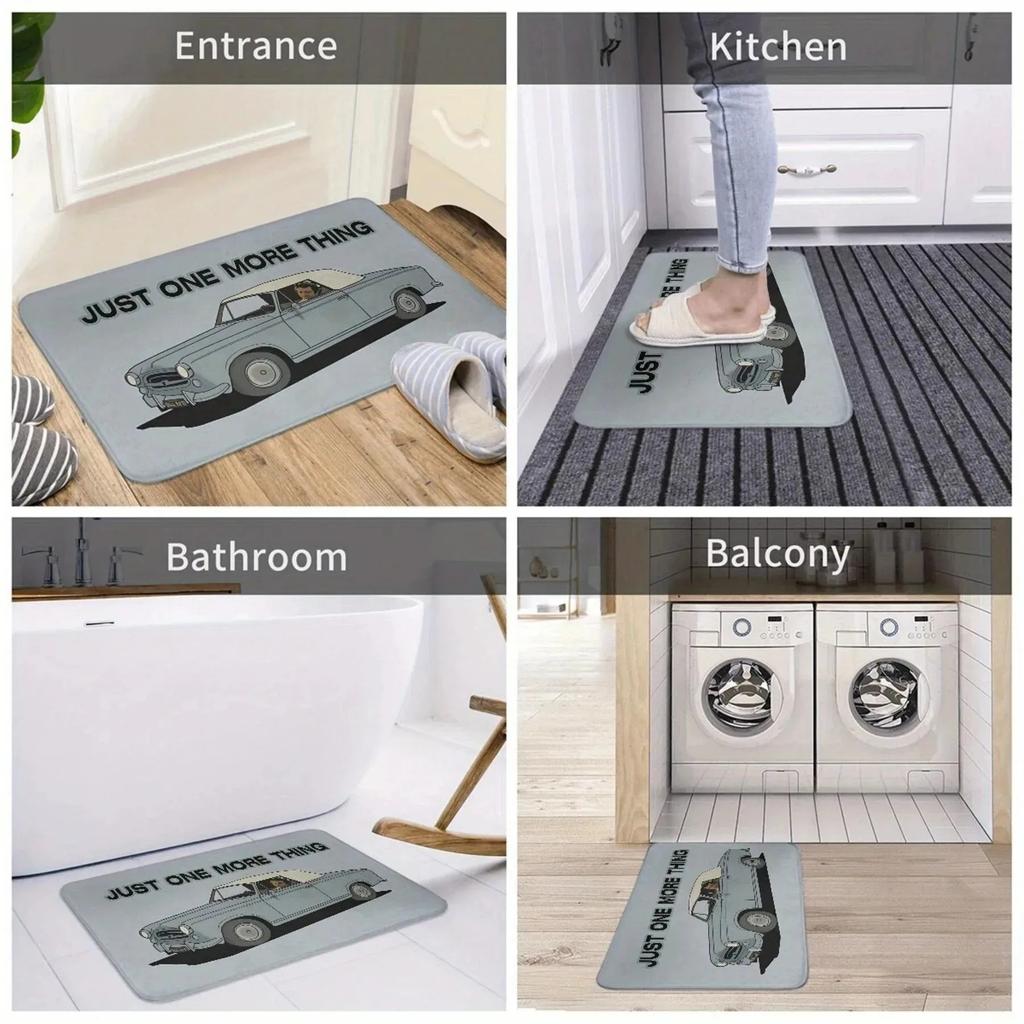 1PC Funny Characters Dinosaur Area Door Mats Kitchen Rugs Non-Slip Pop Bedroom Rugs Bath Mat Carpet for Home Sink Laundry Decor