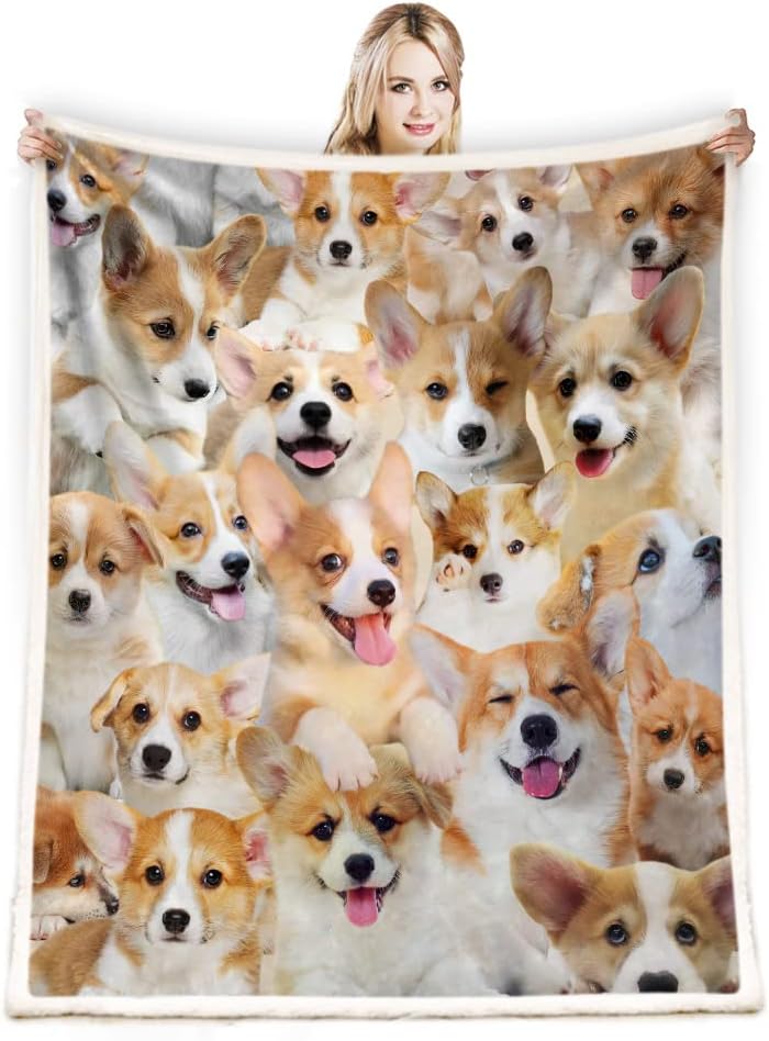 1pc Print Dachshund Weiner Dog Blanket Gifts for Dog Lovers Family Blankets Throw Home Sofa Lunch Break Student Nap Gifts