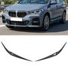 Pair Car Hdlight Eyebrows Front Left Right Trim Exterior Decoration Replacement for X1 F48 2015+(Carbon     )