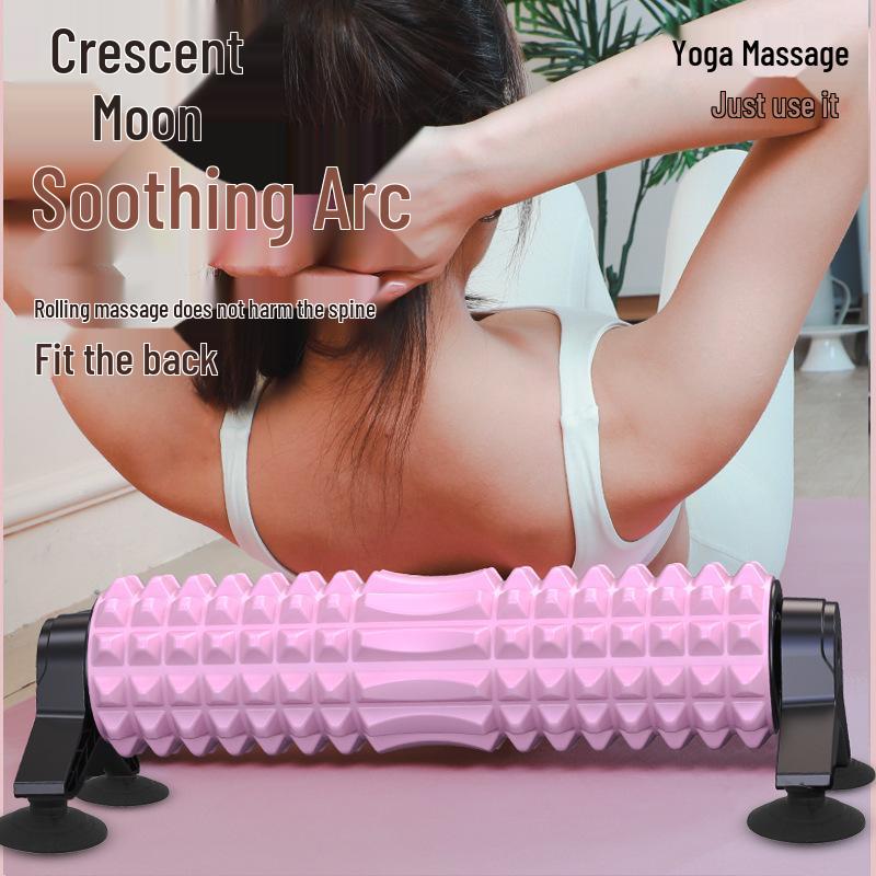 Absorbable Foam Roller Stand for Muscle Relaxation and Meridian Dredging Yoga Exercises.