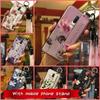 Fashion Design Dirt-resistant Phone Case For OnePlus 6/1+6 Kickstand Protective Silicone Anti-dust Ring Durable Flower
