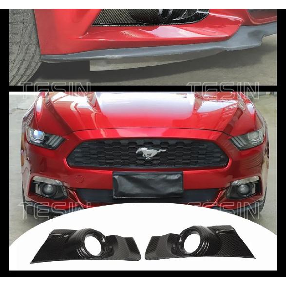 TESIN ABS Dekorativní kryt mlhového světla předního nárazníku auta Nálepka na ozdobu mlhového světla Pro Ford Mustang 2015 2016 2017 Vnější doplňky
