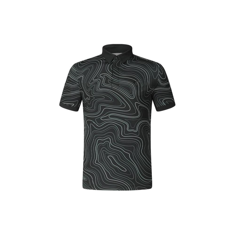 

FILA Golf Series Pattern Printed Elite Knit Short Sleeve Polo Shirt Men Polo Shirts A11M415102F-ZA XXL