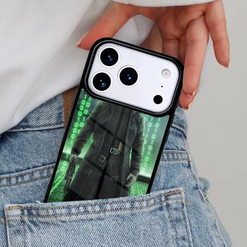 Matrix Phone Case for iPhone 17ProMax 12 13 14 15 16e 17 Pro Max Plus Air Cover