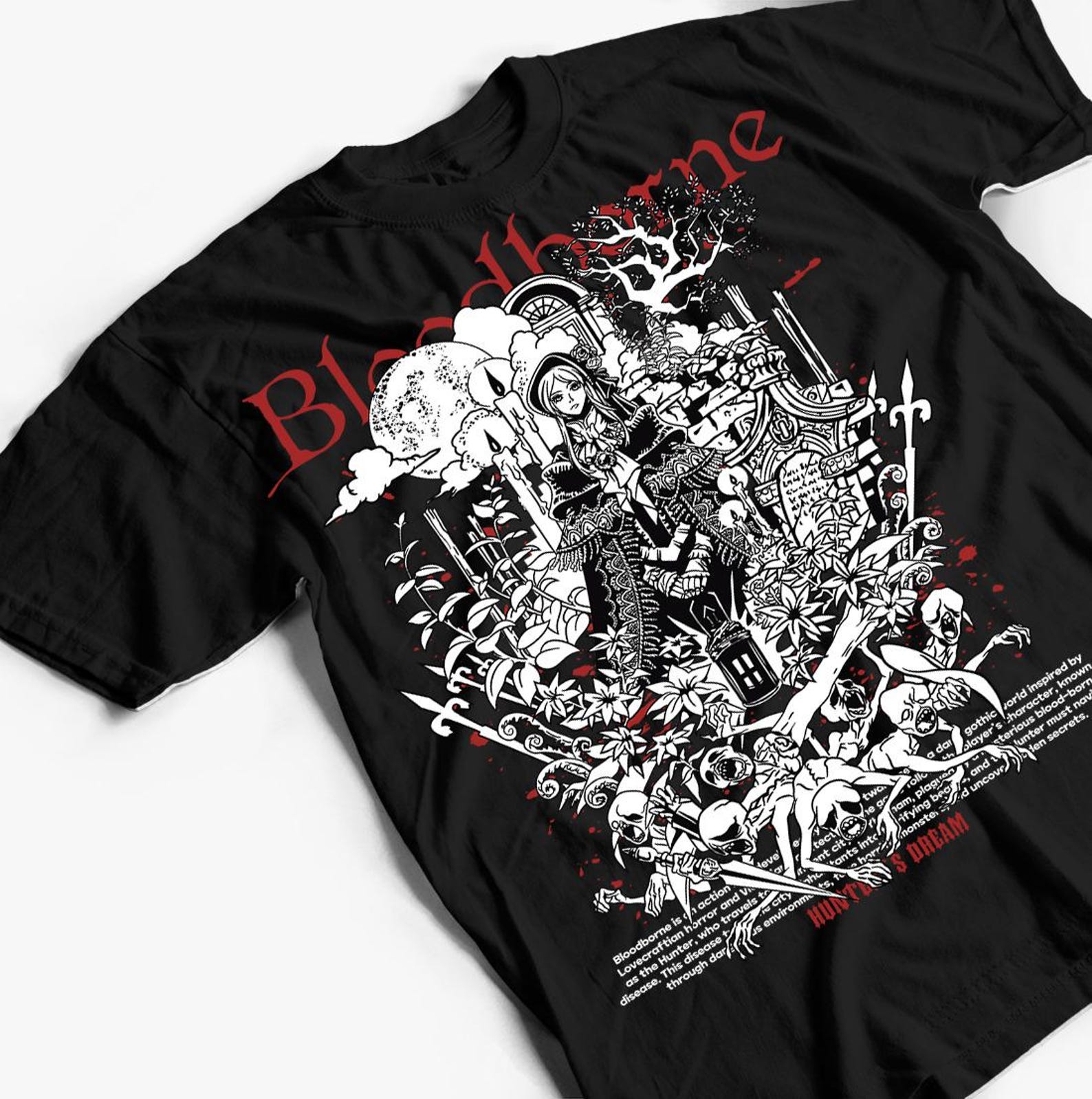 Унисекс игровая футболка Bloodborne Леди Мария из Астральной часовой башни, футболка Soulsborne Ярнам XL