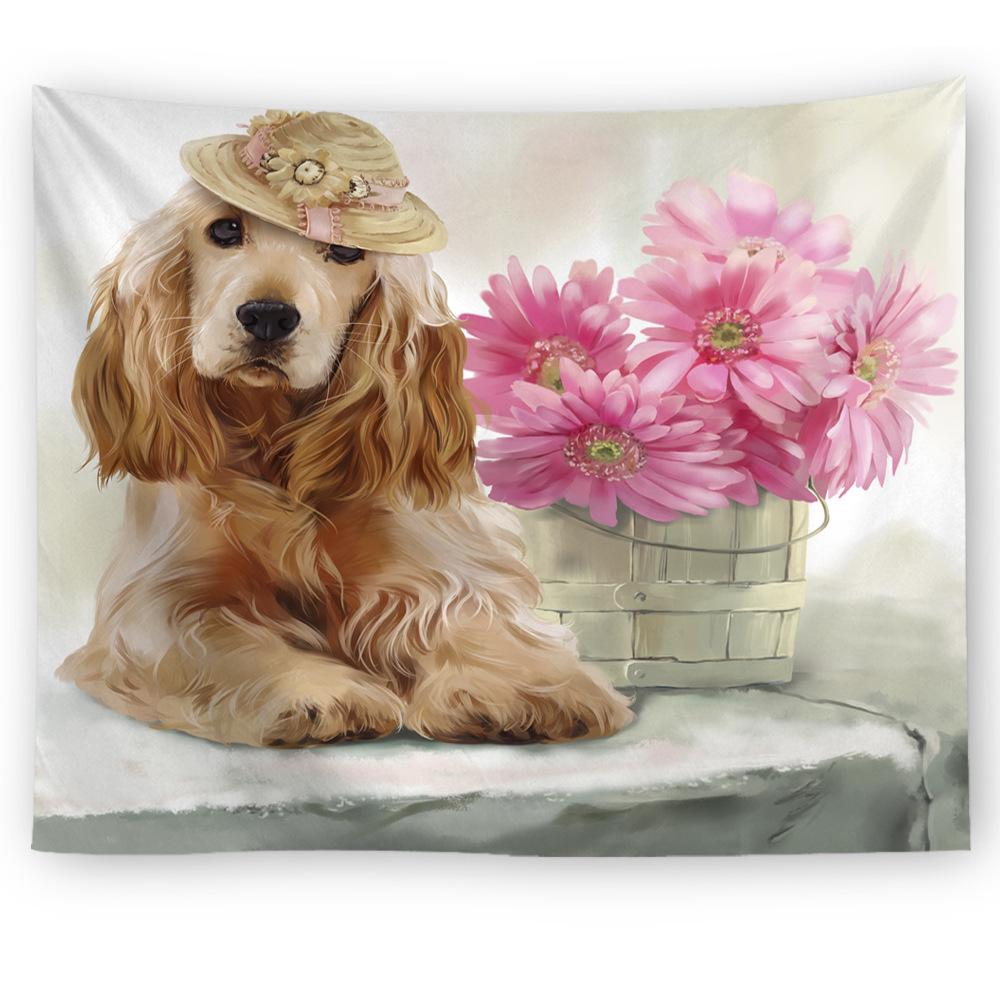 Grenzüberschreitende neue originelle Weihnachts-Tierheim-Tapisserie, Wandbehänge, Strandtücher und Teppiche