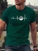 Simple Solid Color Moon Print 100 Cotton Trendy Men Women Tshirt Summer Autumn Daily Outdoor Sports Casual Loose Short Sleeve