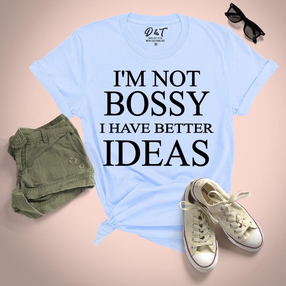 I Have Better Ideas Funny Unisexs T Shirt Slogan Uk Plus Size 824 Tee Top