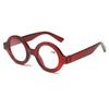 Small Round Leopard Hyperopia Eyewear Retro Full Frame Reading Glasses Women Men Computer Transparent Plus Diopter Glasses