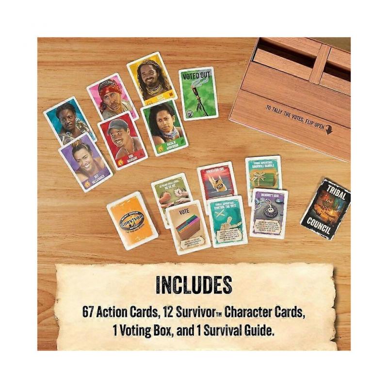 Exploding Kittens Survivor Familjespel för åldrarna 14+ och uppåt - 3 till 6 spelare - Utmärkt för vuxna och tonåringar