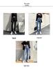 Women's 2025 High-Waisted Stretch Micro-Flare Jeans with Slit - Slimming, Floor-Length, Retro Summer Style