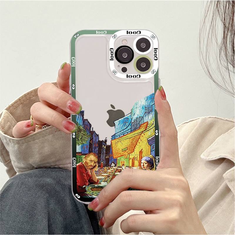 Van Gogh Oil Painting Phone Case for iPhone 11 12 13 Mini Pro Max 14 Pro Max Case shell