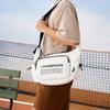 New Champion Fabric Shoulder Bag Regular Unisex Champion White/Pumice Gray/Black U5BACPU34