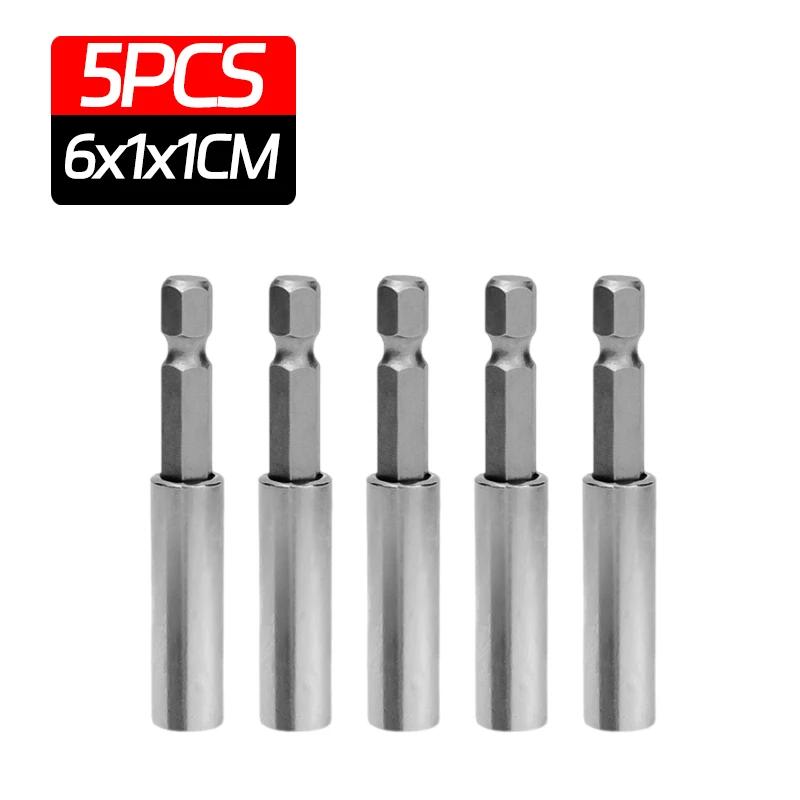 10/1pcs Screw Bits Extension Rod Quick Change Bit 1/4" Shank Long Handle Screwdriver Tip Holder Hand For Electric Screwdriver