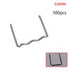 Pre-cut Hot Stapler Staples 0.6mm Accessories Flat Staple Parts Replacement Stainless Steel For Car Bumper Plastic Welder