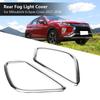 2Pcs Chrome Rear Tail Fog Light Lamp Cover Trim for Mitsubishi Eclipse Cross 2017 2018