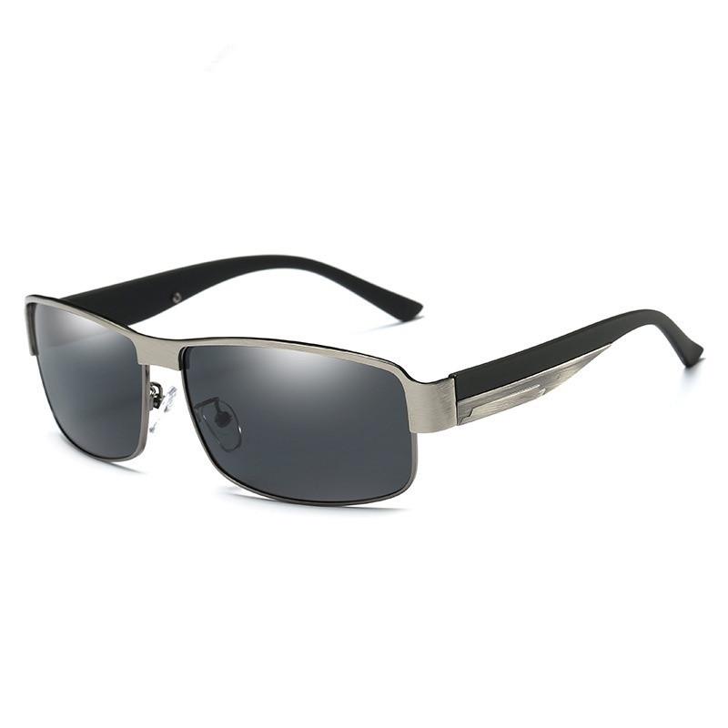 Aufsteckbare Sonnenbrille Mit Metallrahmen – Polarisierte Gläser, UV 400, Für Brillenträger
