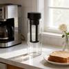 Girls Cold Brew Glass Cup With Tea Separation And Lid For Home Office Gift