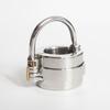 Scrotal Separation Clamp  Ergonomic Stainless Steel Stealth Lock Male Chastity Device,Cock Cage,Penis Lock, S078