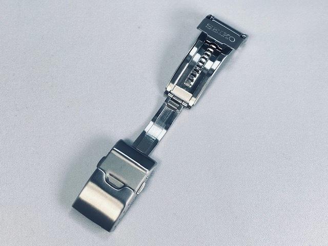 SEIKO Prospex 18mm for and other for via D-Buckle (D1K6AM-BK00) SBDX001/ 8L35-0010 models, D1K6AM. (Ships Nekoposu)