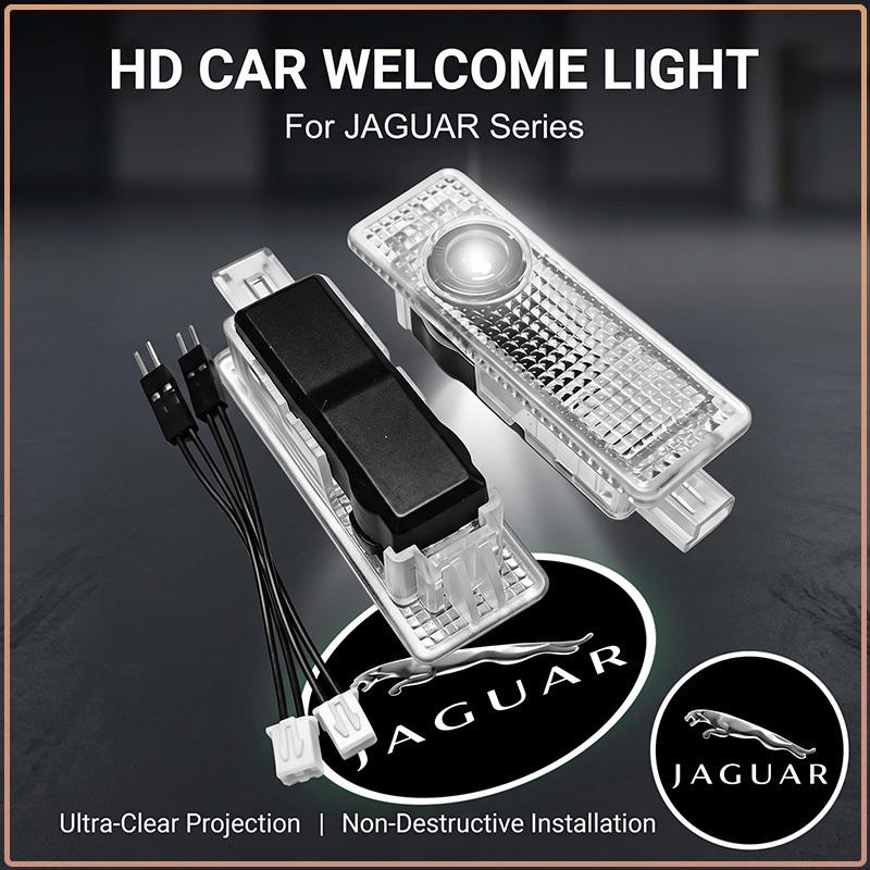 2 Stück Auto LED Tür Willkommens-Projektorleuchten Kabellose Geister Schatten Trittbeleuchtung Für Jaguar XF XE XK F E-Pace F-Pace I-Pace F-TYPE X S F Typ XJ XEL XFL
