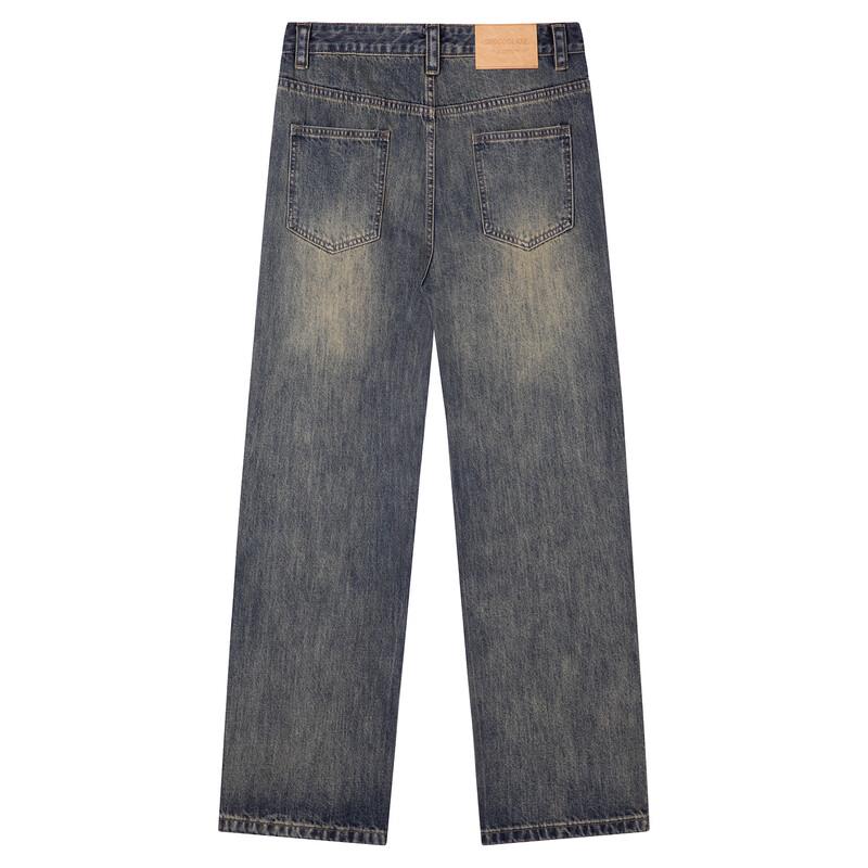 CHOCOOLATE i.t Vintage Distressed Loose Straight Jeans