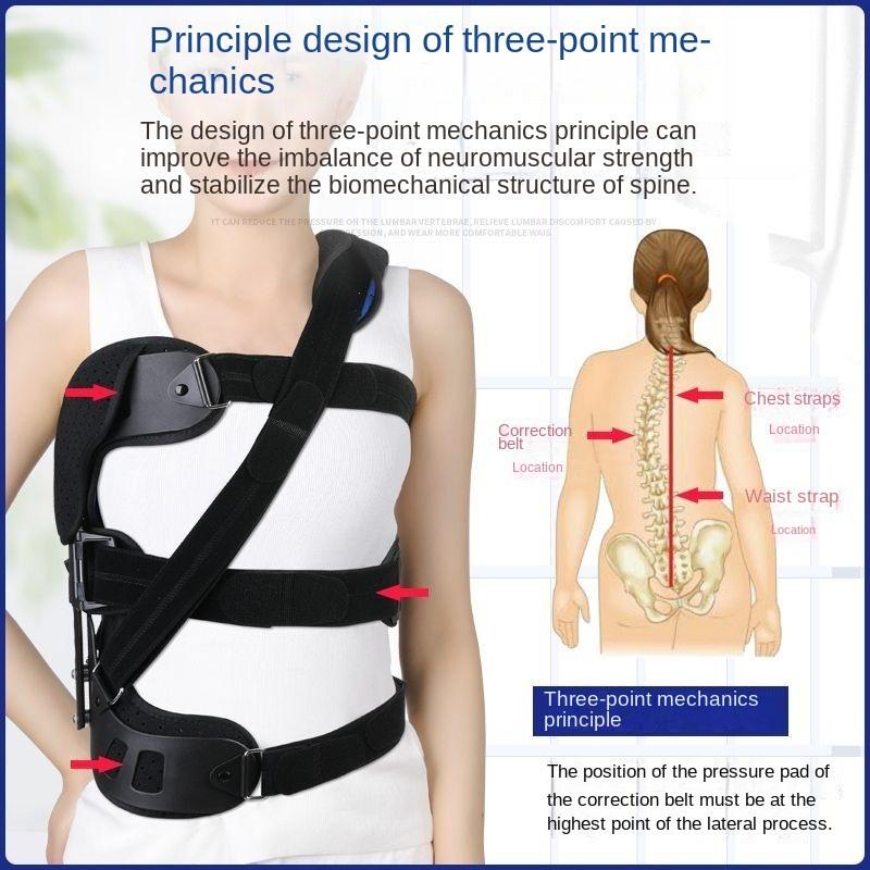 Adjustable Scoliosis Posture Corrector Spinal Auxiliary Orthosis Back Postoperative Recovery Adults Health Care Device