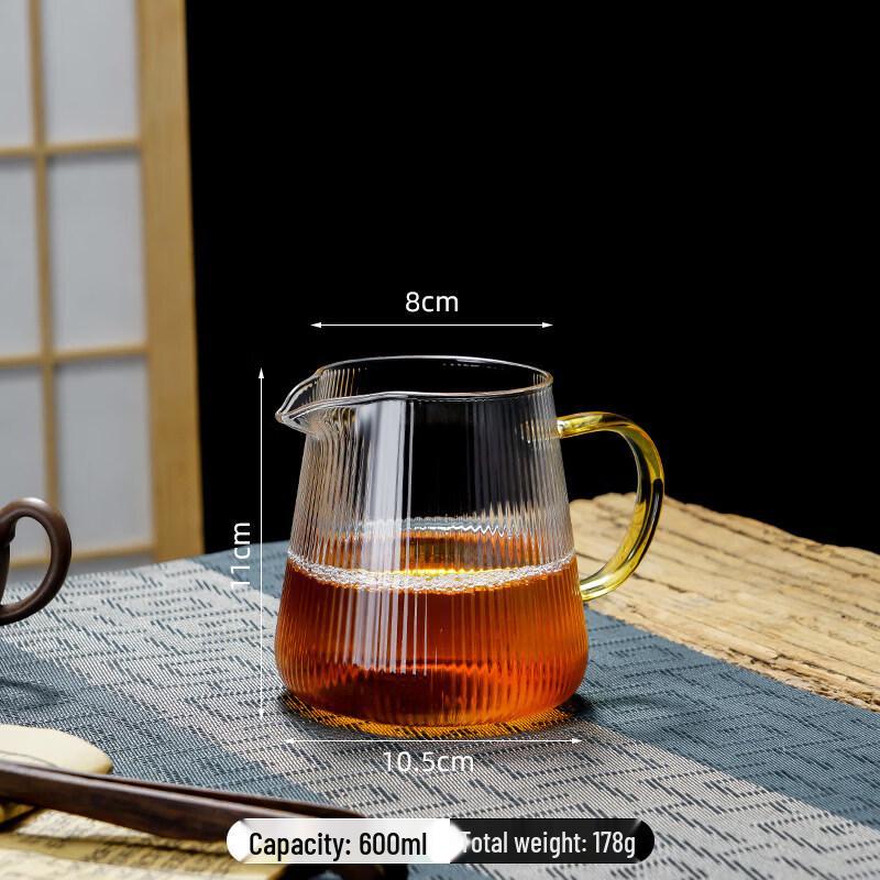 Hammered High Borosilicate Glass Gongdao Cup