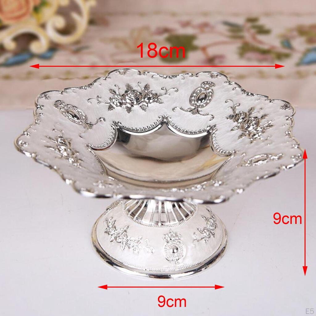 Collection Fruit Tray Pastry Plate Platter Display for Dessert KTV Party Decoration Candy