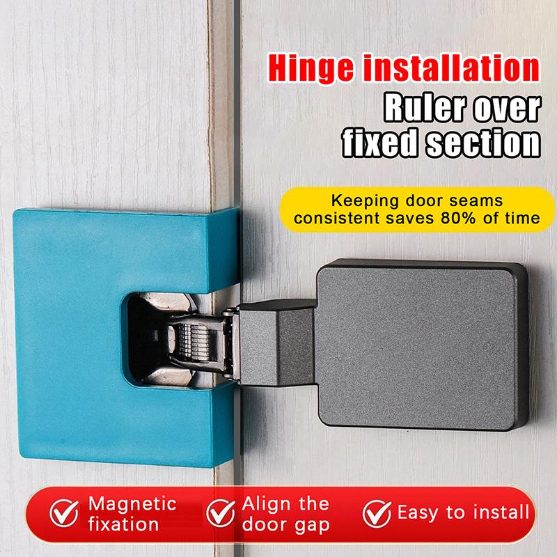 Hinge Installation Positioning Piece Cabinet Door Panel Gap Piece Magnetic Installation Fixed Plate Woodworking Hinge Fixed Tool